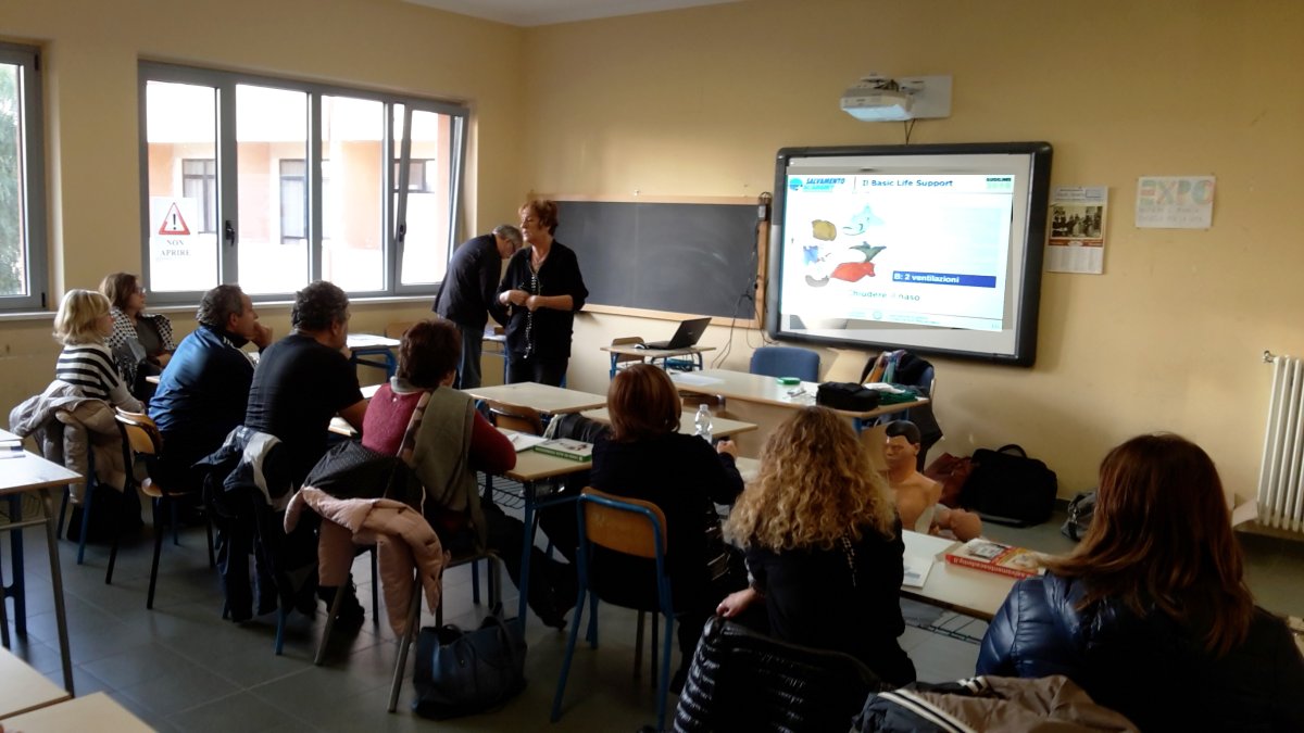 Corso BLS-D di primo soccorso del Lions Club Termoli Host