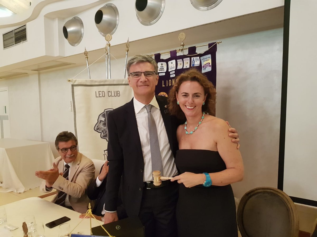 Scambio del martelletto alla guida del “Lions Club Termoli Host”