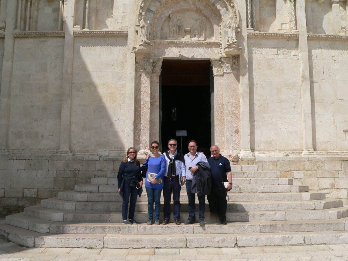 Visita a Termoli di Giuseppe Guerra, presidente della Associazione Internazionale Lions Città Murate