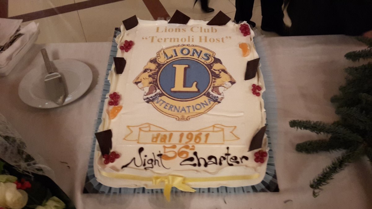 La 56°  Charter night  del Lions Club Termoli Host