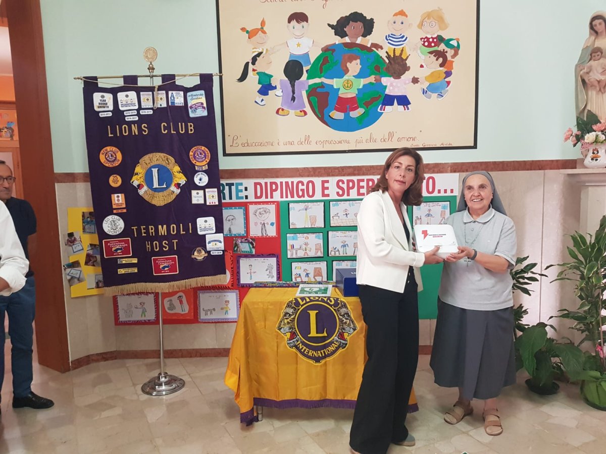 Service donazione defibrillatore Campolieti