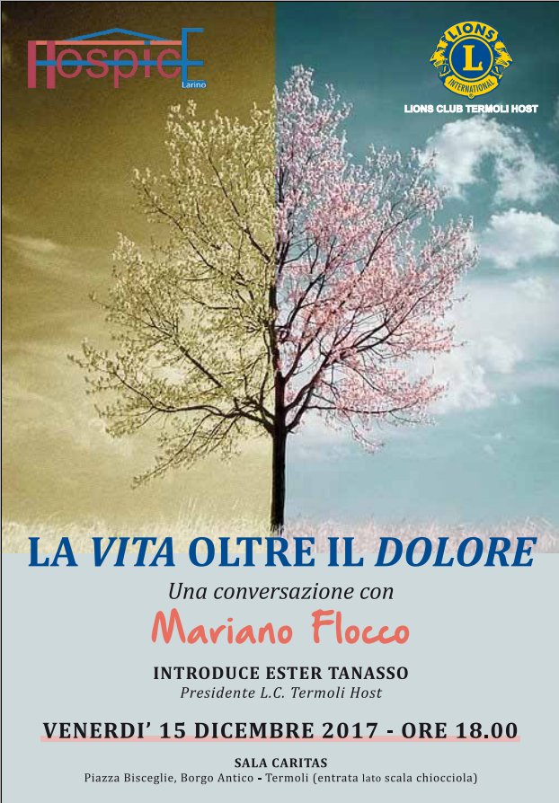 Convegno “La vita oltre il dolore”: Locandina